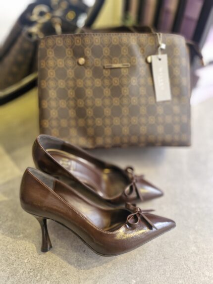 Kahverengi Fiyonk Topuklu